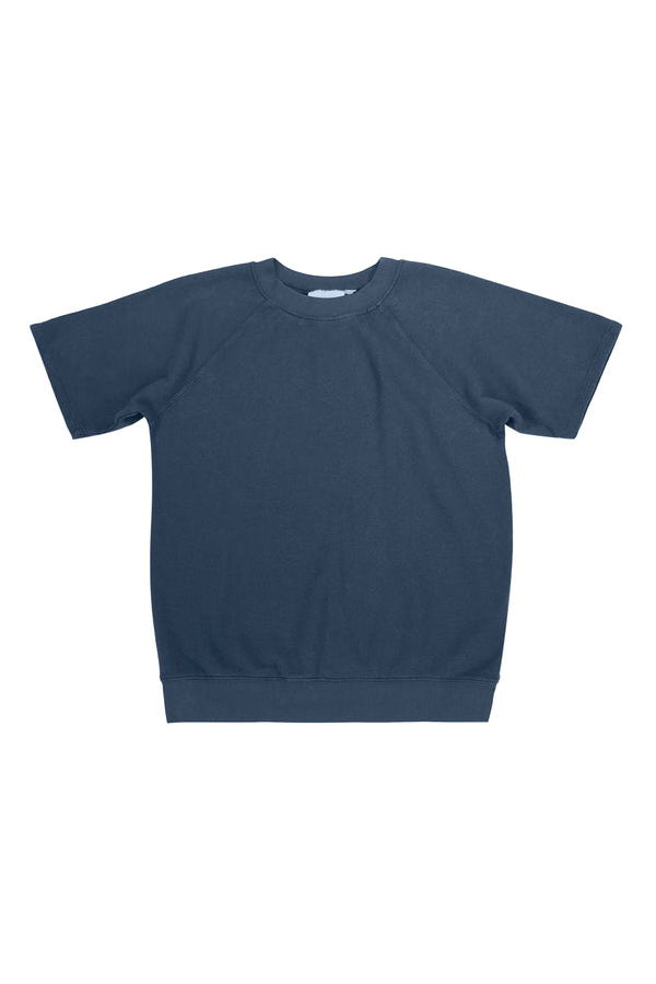 Jungmaven Magnuson SS Raglan Fleece Sweatshirt - Deep Indigo
