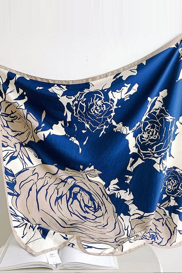 The Collective Park City Flower Print Shawl & Scarf