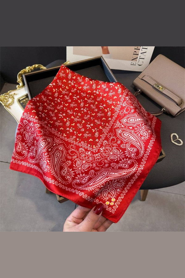 The Collective Park City Paisley Print Neckerchief Scarf