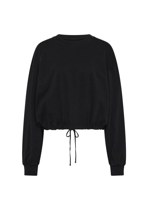 St. Agni Drawstring Long Sleeve Top