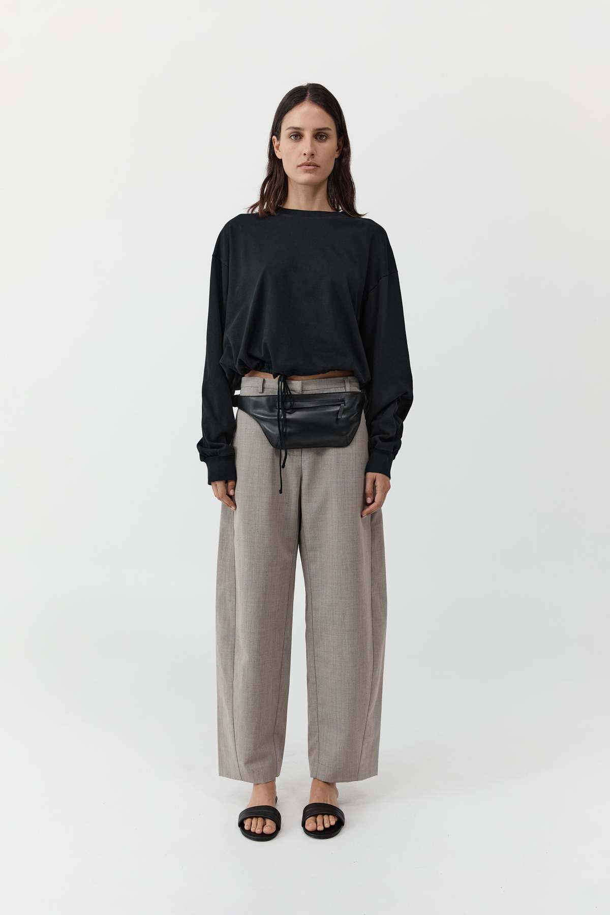 St. Agni Drawstring Long Sleeve Top - Image 2 of 5