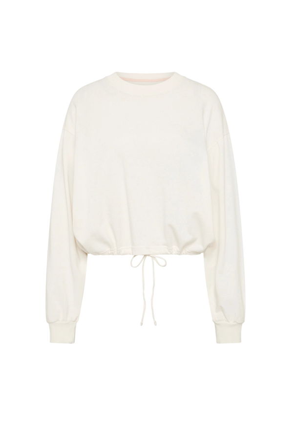 St. Agni Drawstring Long Sleeve Top