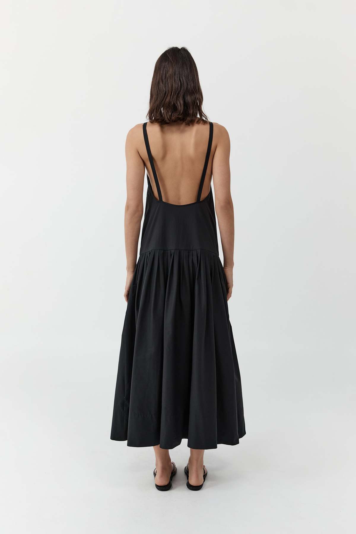 St. Agni Relaxed Pleat Dress - Image 4 of 5