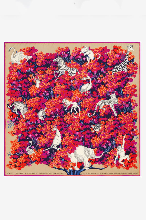 Inouitoosh Square 130 Bestiaire Scarf