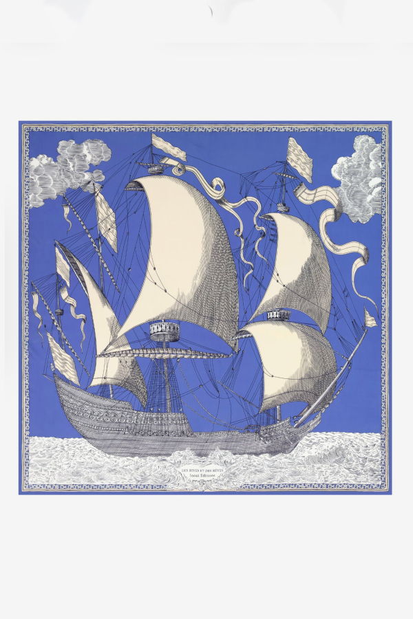 Inouitoosh Square 130 Des Rives Et Des Reves Scarf