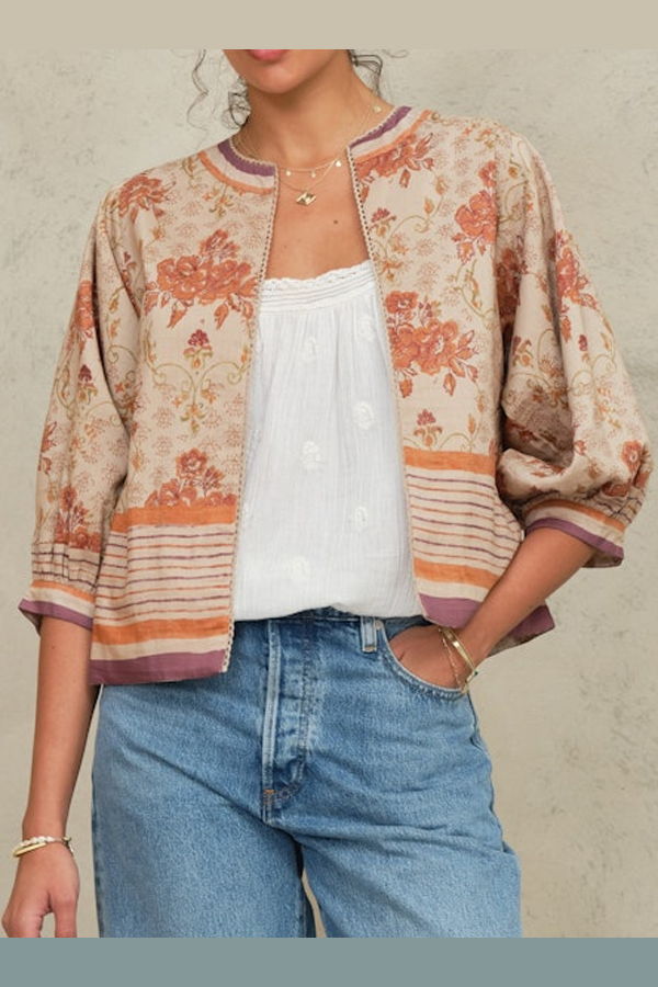 M.A.B.E Aubrie Print Jacket