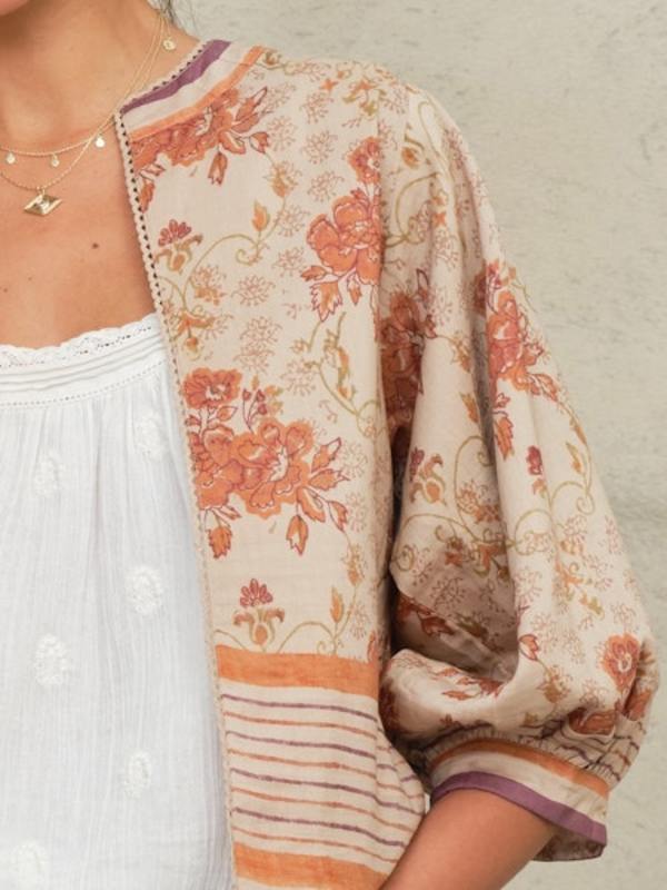 M.A.B.E Aubrie Print Jacket