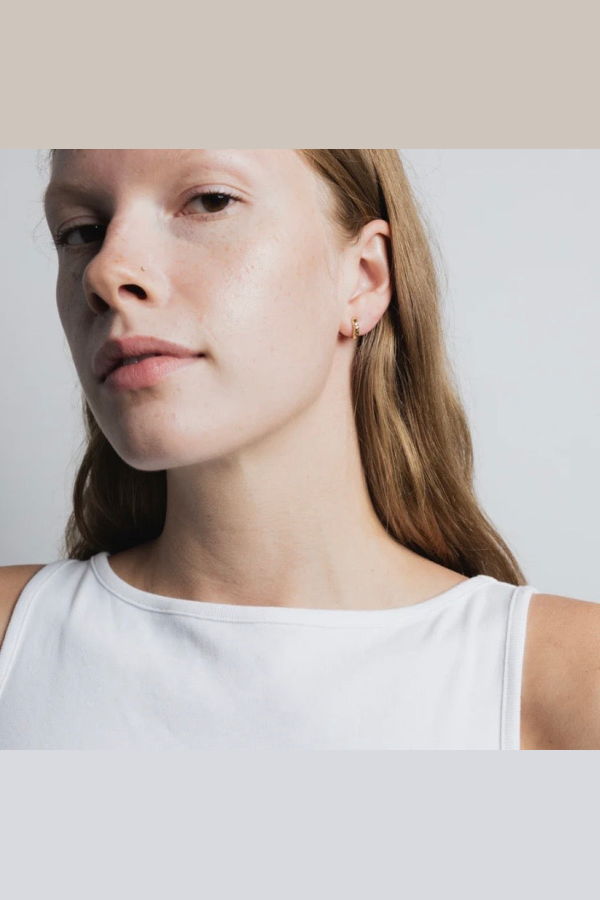 Wolf Circus Organic Huggies Earrings