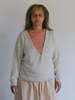 Baserange Soar V-Neck Sweater - Grey Melange - Thumbnail 1