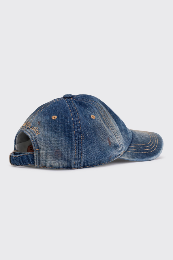 Acne Studios Embroidered Logo Cap - Blue