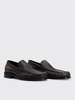 Acne Studios Leather Loafers - Beige/Black - Thumbnail 2