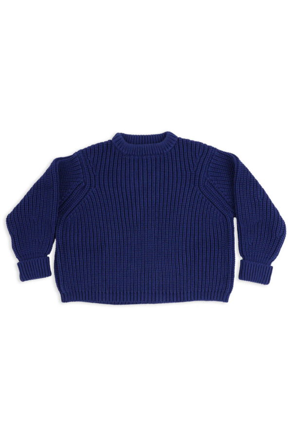 James Street Co. Chunky Lowe Pullover in Cotton
