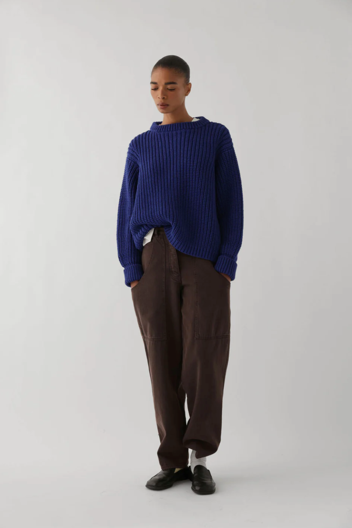 James Street Co. Chunky Lowe Pullover in Cotton - Image 3 of 3