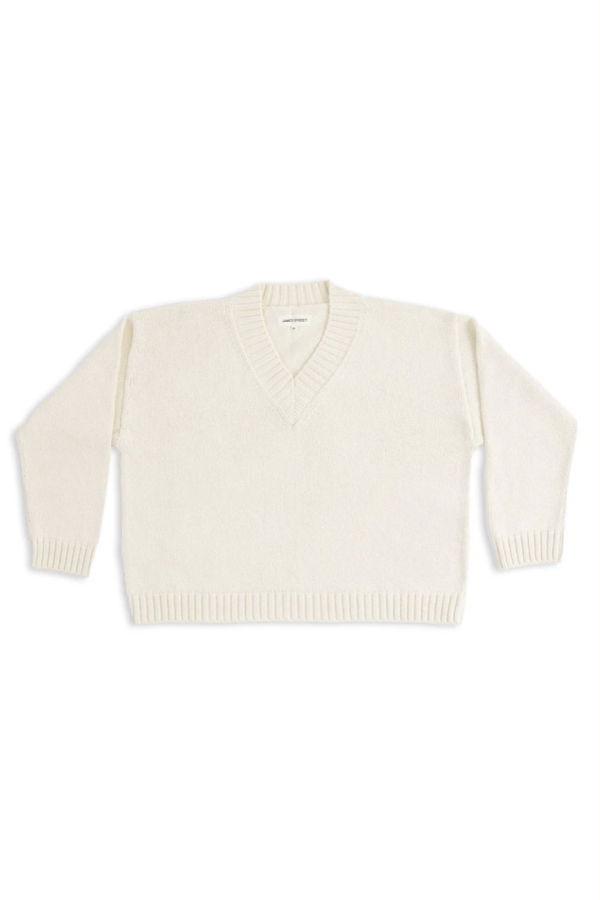 James Street Co. Sloane Vee in Cotton Sweater