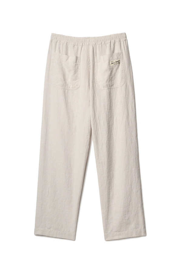 Merz b. Schwanen Worker's Linen Drawstring Pants
