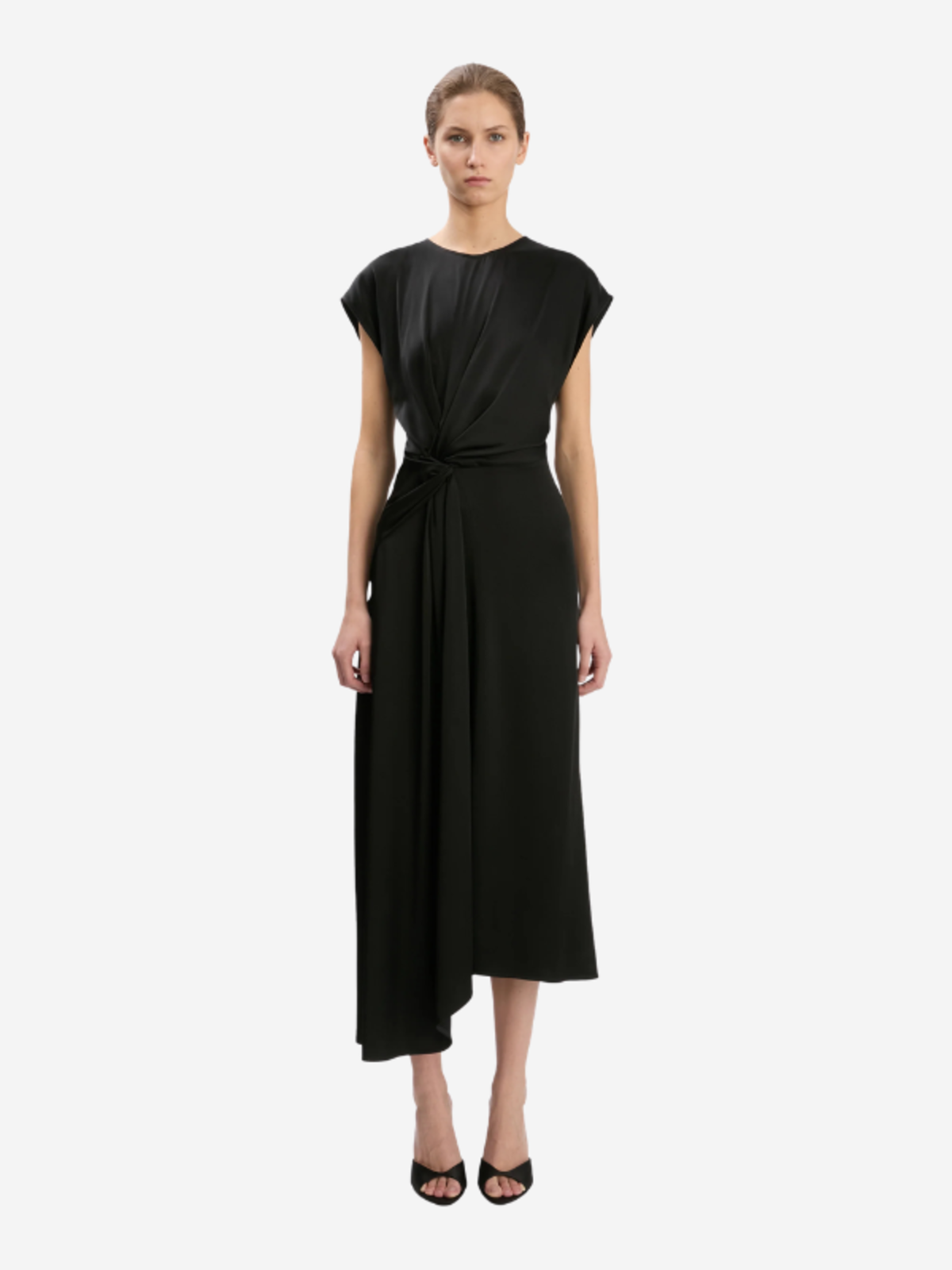 Victoria Beckham Aria Twist Waist Dress - Image 2 of 6
