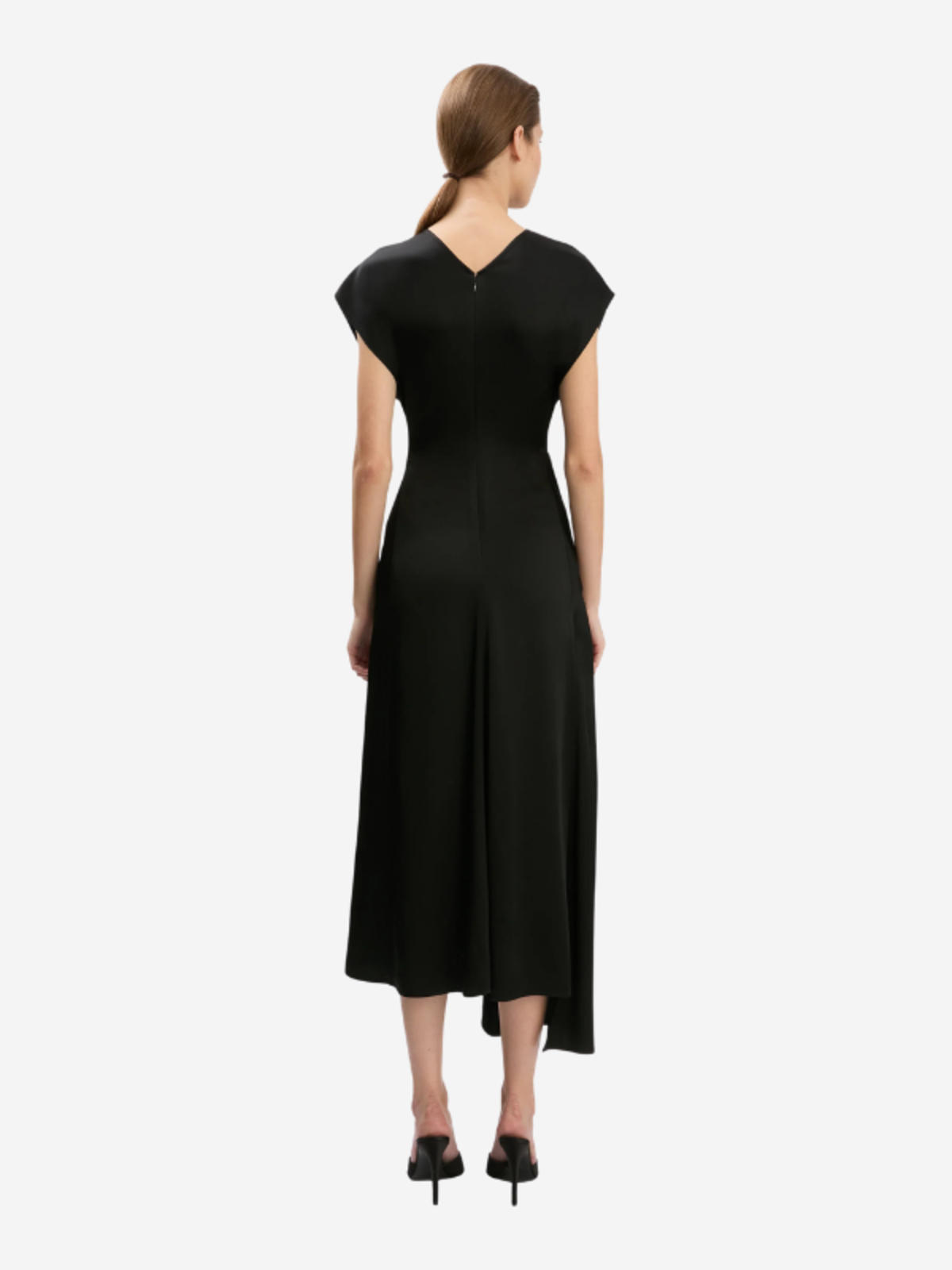 Victoria Beckham Aria Twist Waist Dress - Image 4 of 6