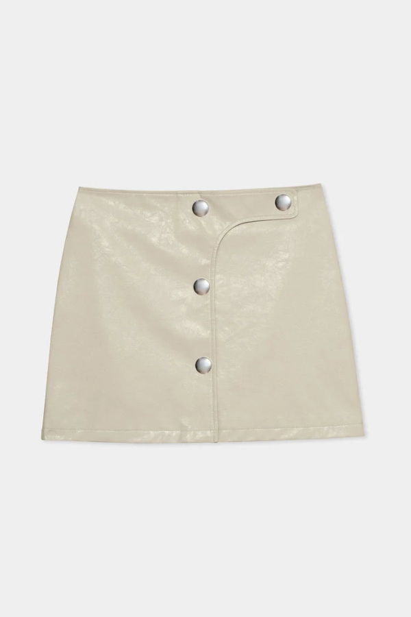 KIDS LAAGAM Lena Ecru Short Skirt