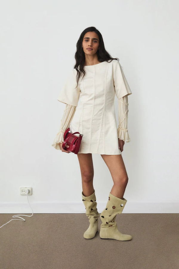 KIDS LAAGAM Rosette Short Dress