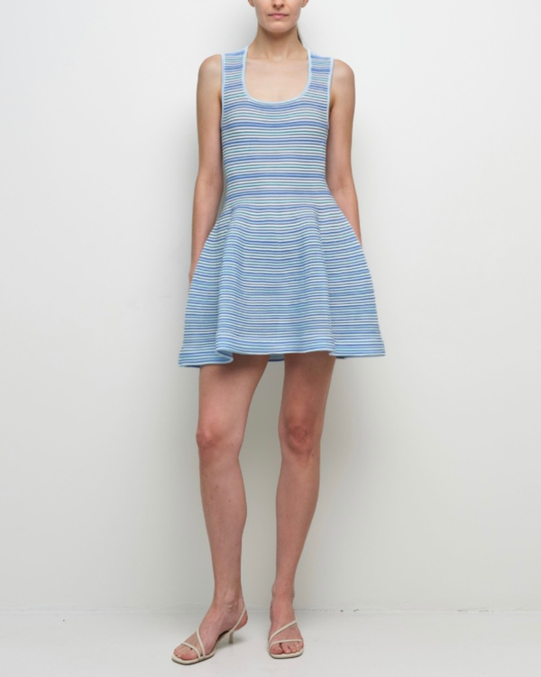 Jonathan Simkhai Cally Mini Dress - Periwinkle Multi