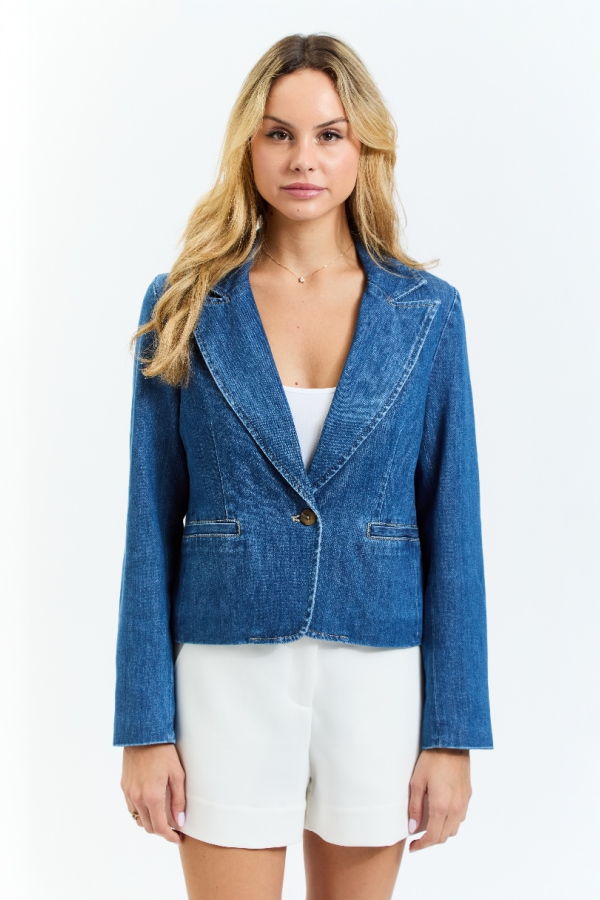 DREW Milo Denim Jacket - Indigo