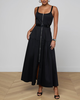 L'agence Rima Dress - Black - Thumbnail 2