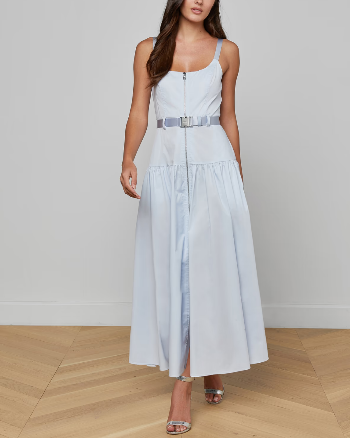 L'agence Rima Dress - Pale Mist Blue - Image 2 of 4