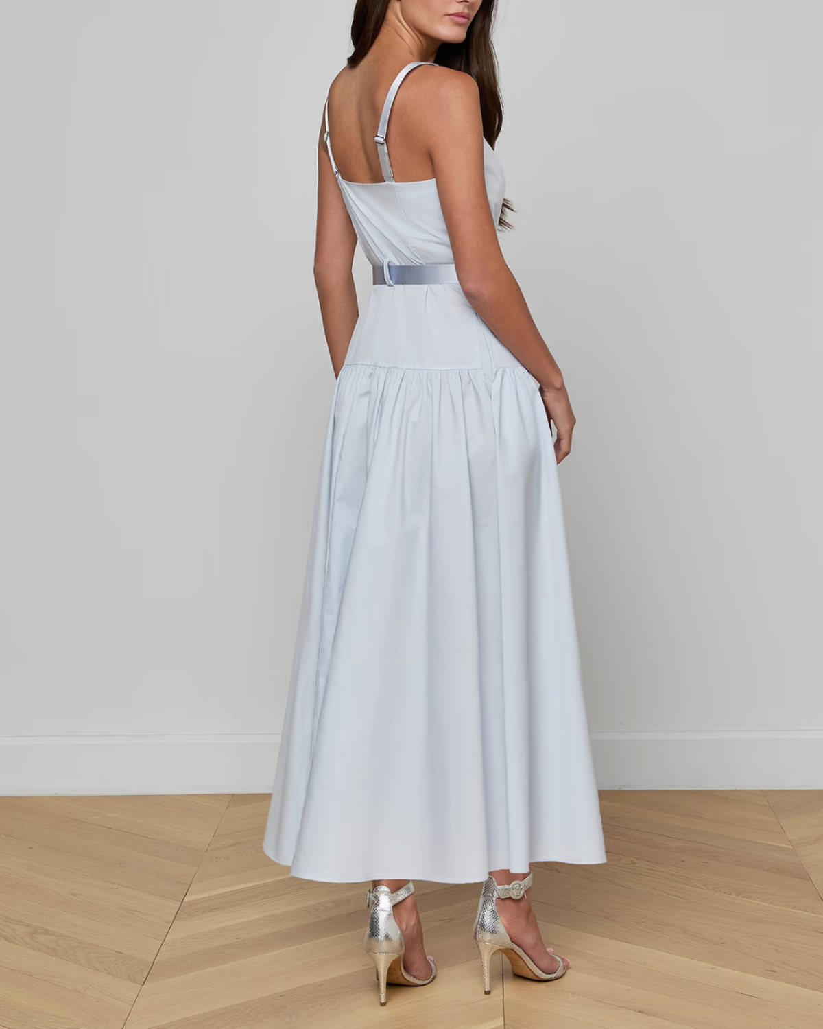 L'agence Rima Dress - Pale Mist Blue - Image 4 of 4