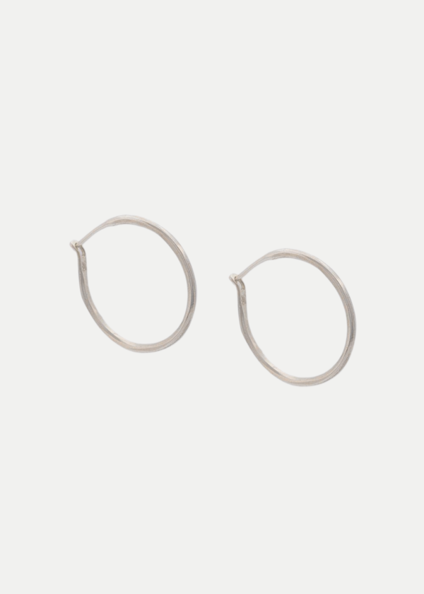 werkstatt:mnchen Silver Hoop Earrings