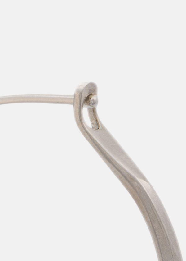 werkstatt:mnchen Silver Hoop Earrings