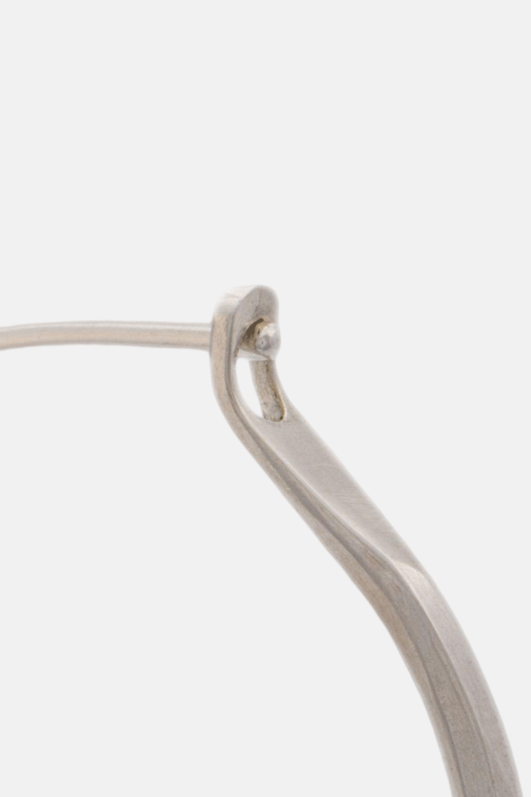 werkstatt:münchen Silver Hoop Earrings