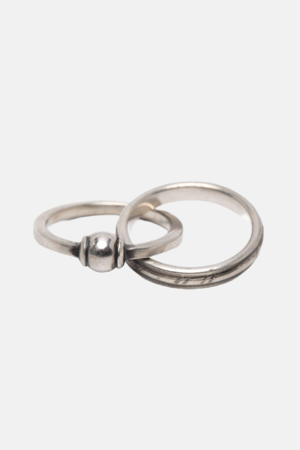 werkstatt:münchen Pearl-Detail Ring - Silver