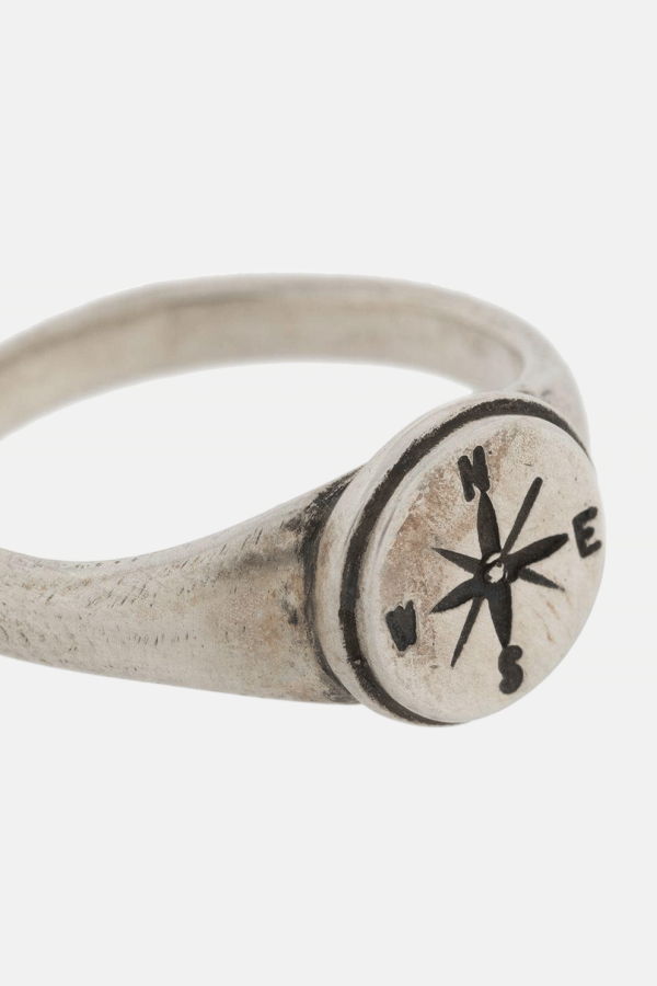 werkstatt:münchen Symbol Windrose Ring - Silver
