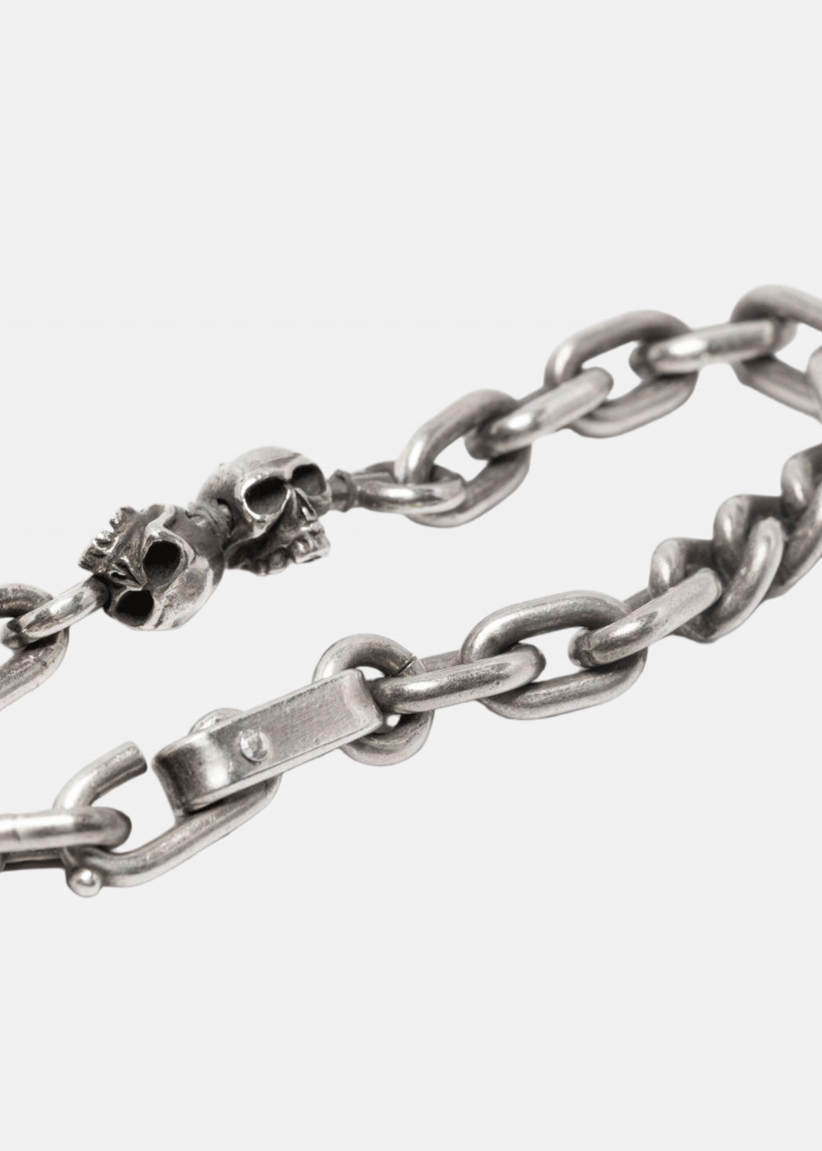 werkstatt:münchen Silver Two Skulls Bracelet - Image 2 of 2