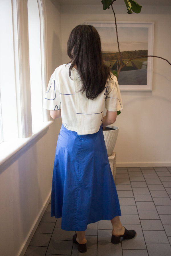 Jennifer Glasgow Volans Fluted Skirt