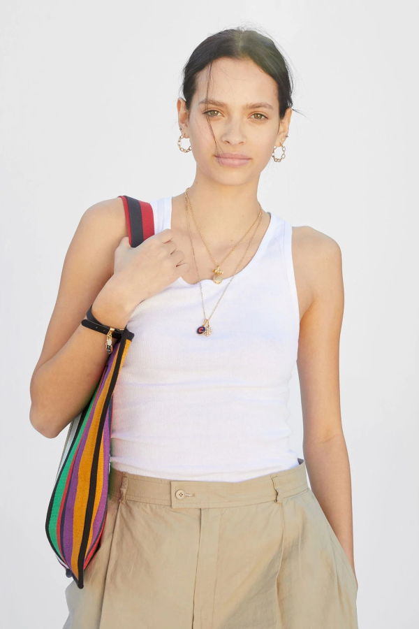 Clare V. Paperclip Chain Necklace