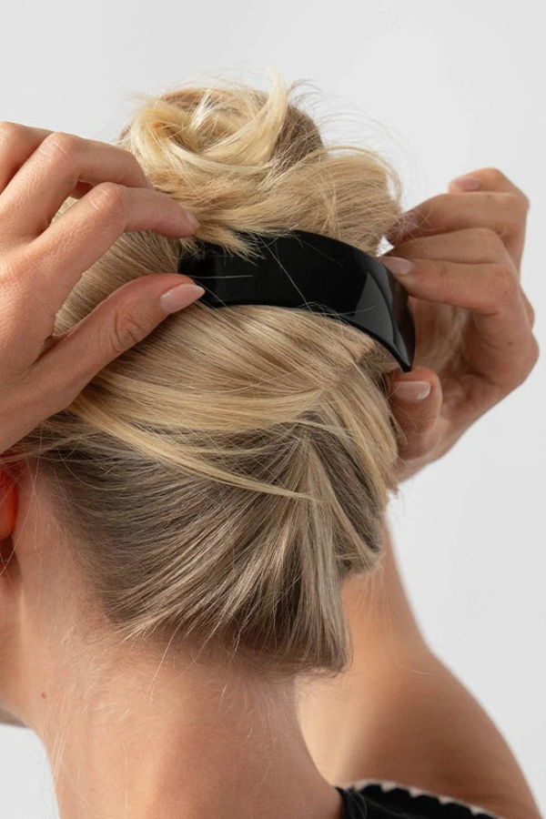 France Luxe French Classic Rectangle Volume Barrette