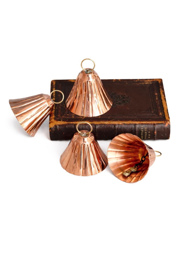 Coppermill Kitchen Copper Bell Ornaments