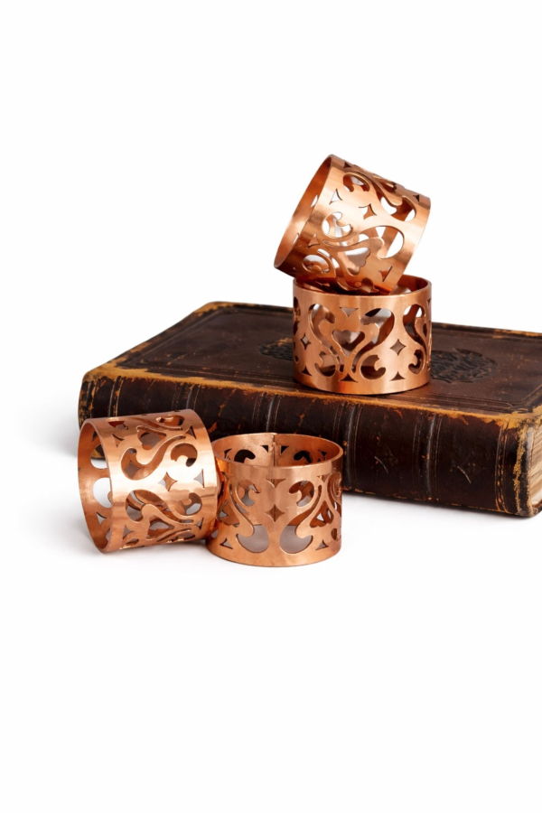 Coppermill Kitchen Vintage Inspired Copper Napkin Rings