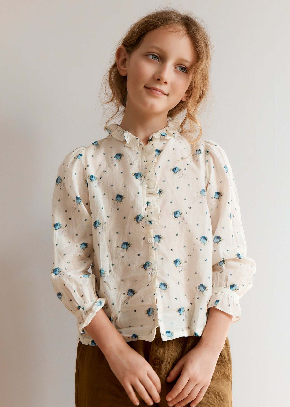 KIDS Caramel Cauliflower Girls Blouse - Image 2 of 4