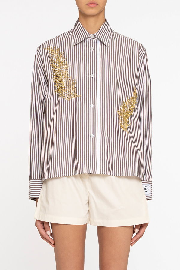 Des Phemmes Classic Embellished Shirt