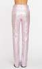 Des Phemmes Jacquard Tailored Pant - Silver/Pink - Thumbnail 2