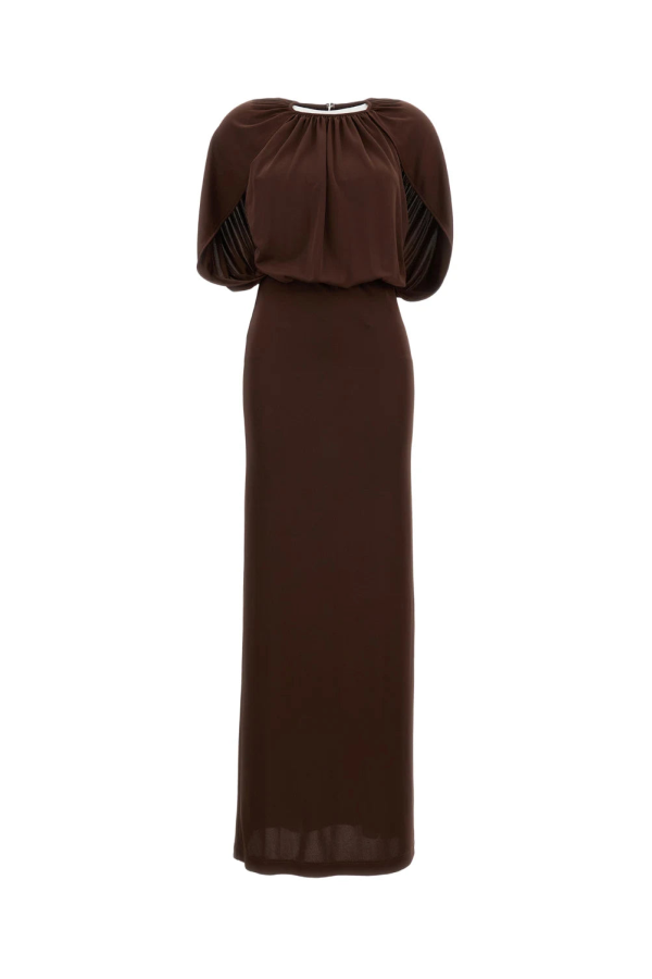 Des Phemmes Maxi Cape Dress