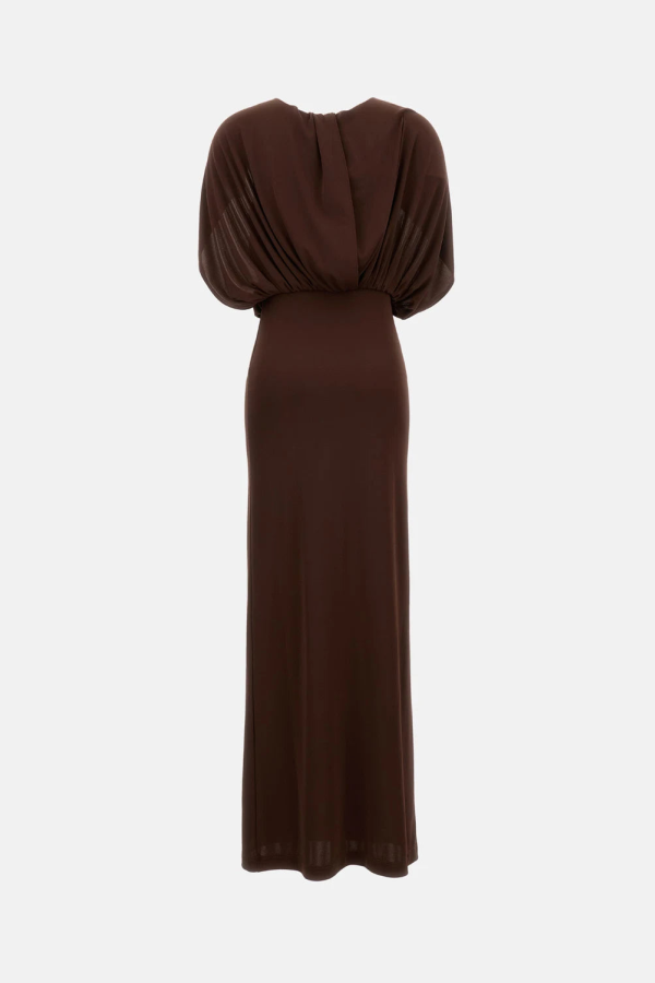 Des Phemmes Maxi Cape Dress