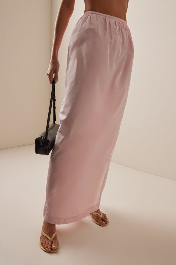 Des Phemmes Parachute Maxi Skirt - Candy Pink