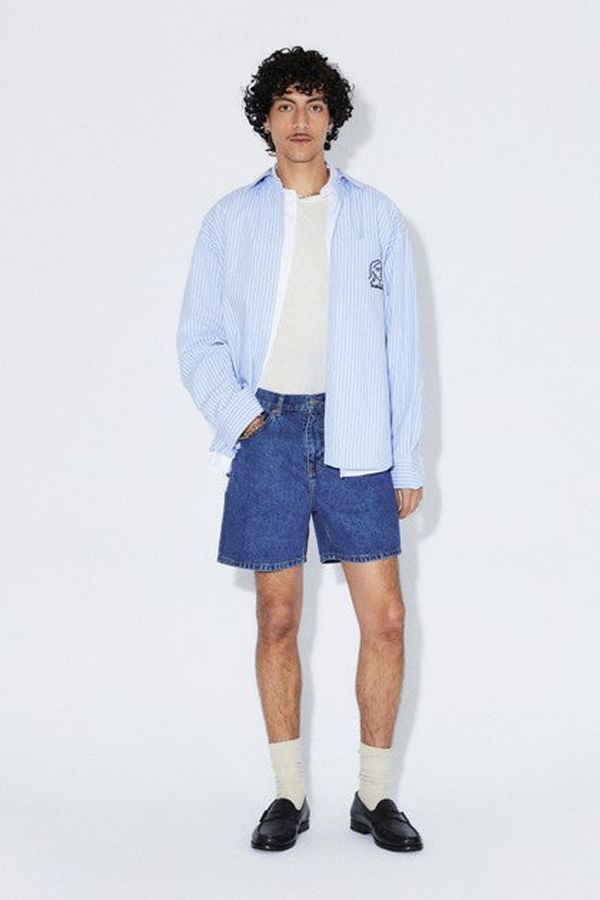 dr.denim Roan Shorts - Haze Mid Retro