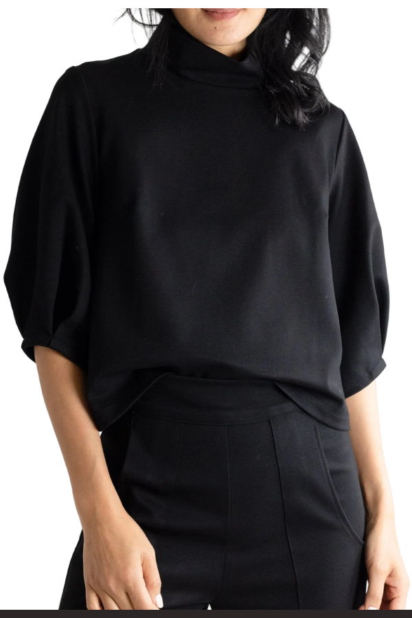 Meg Lunes Top - Black