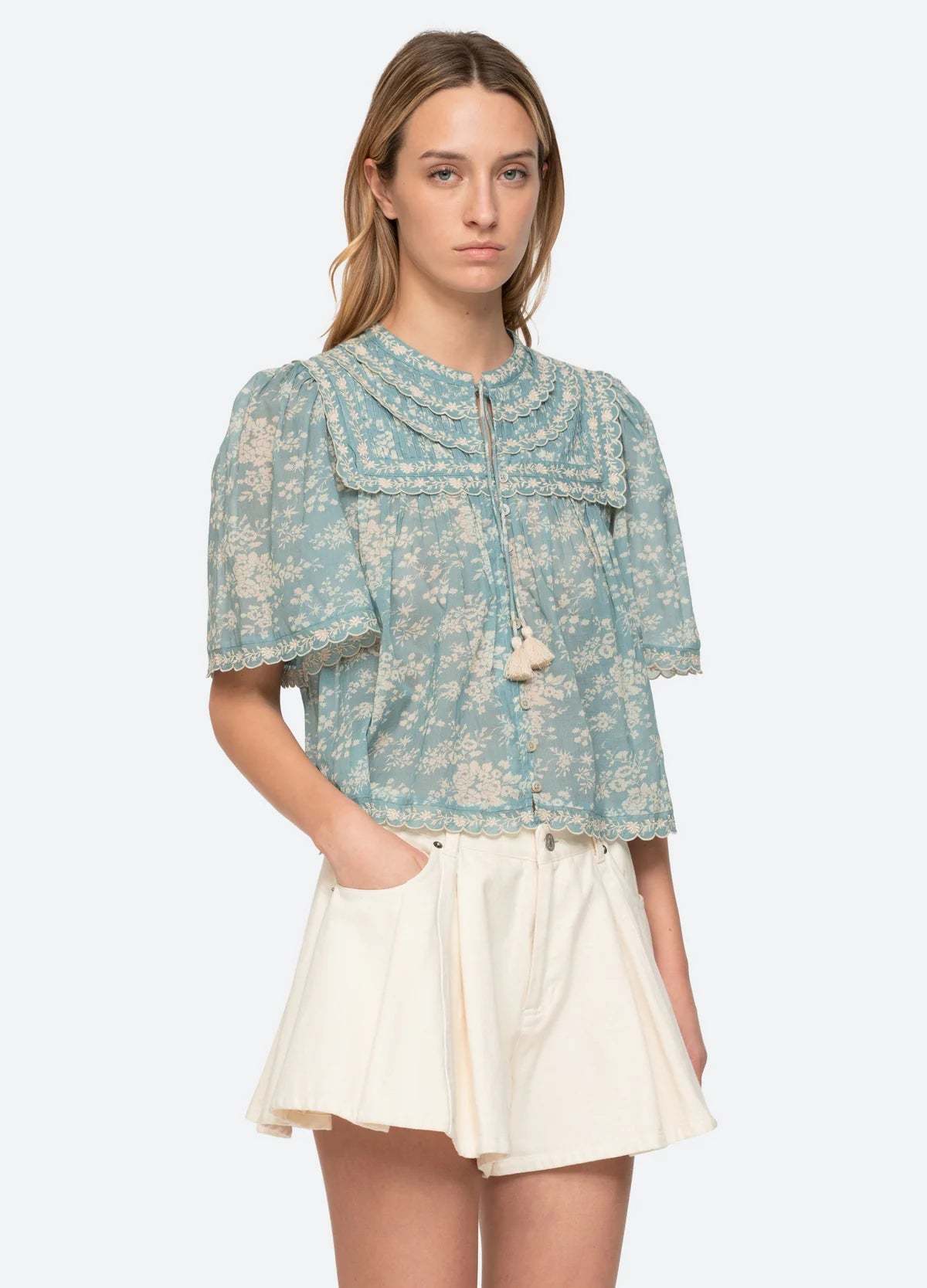 Sea NY Kirsten Print Top - Image 4 of 5