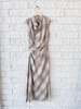 Jonathan Simkhai Crofton Midi Dress - Rattan Plaid - Thumbnail 1