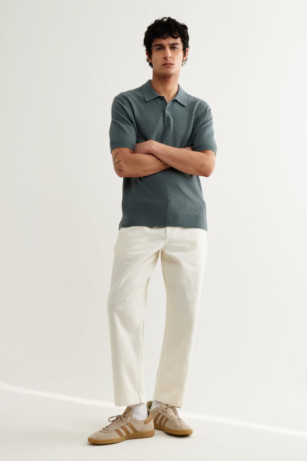 Wax London Retro Diamond Naples SS Polo